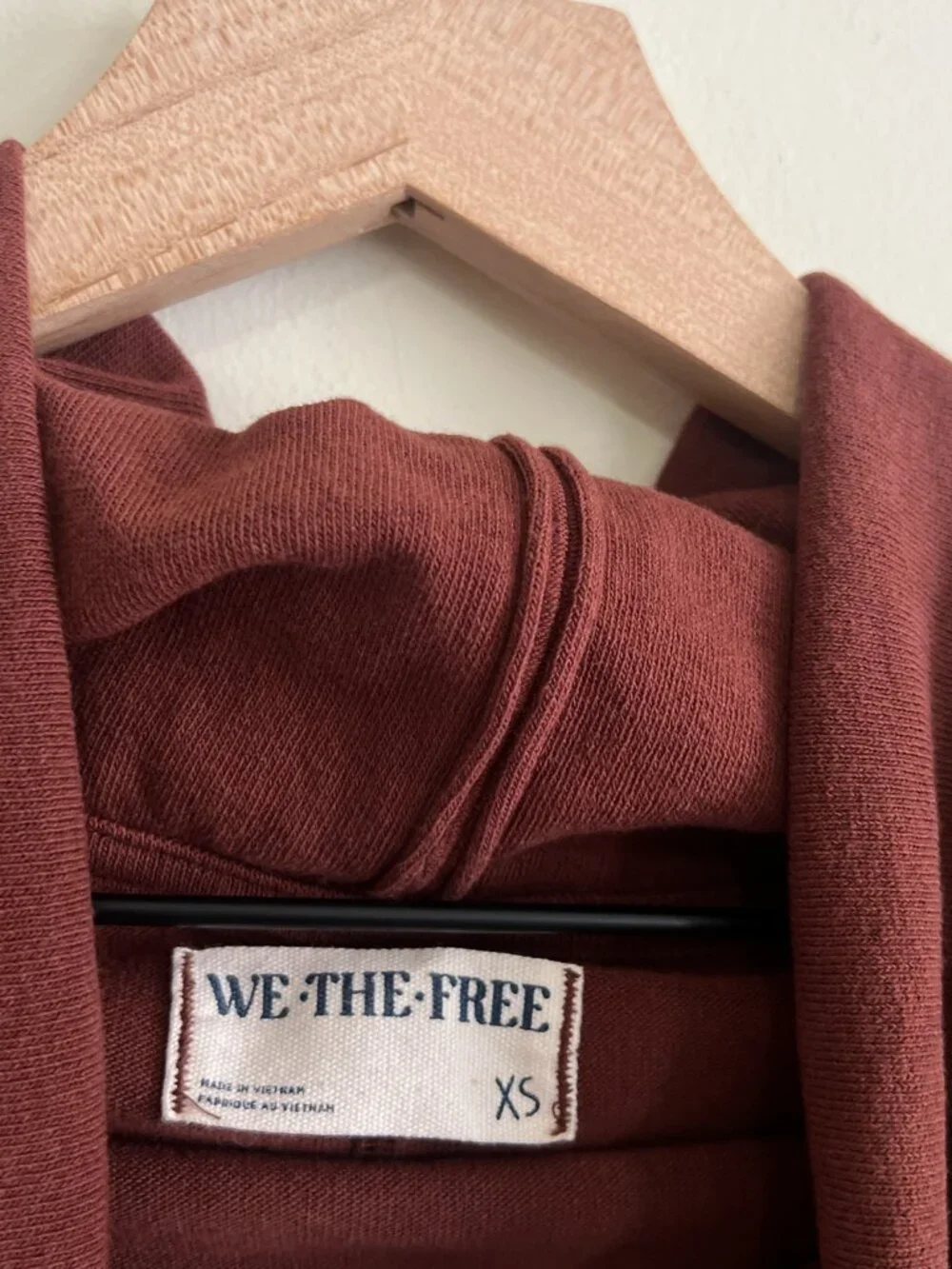 Free People We The Free Chocolate Brown Iris Off The Shoulder Top